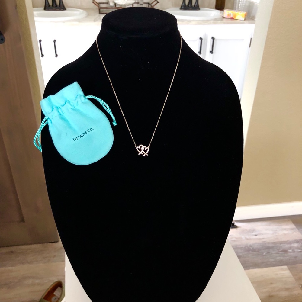 Tiffany & Co Loving Heart interlocking pendant